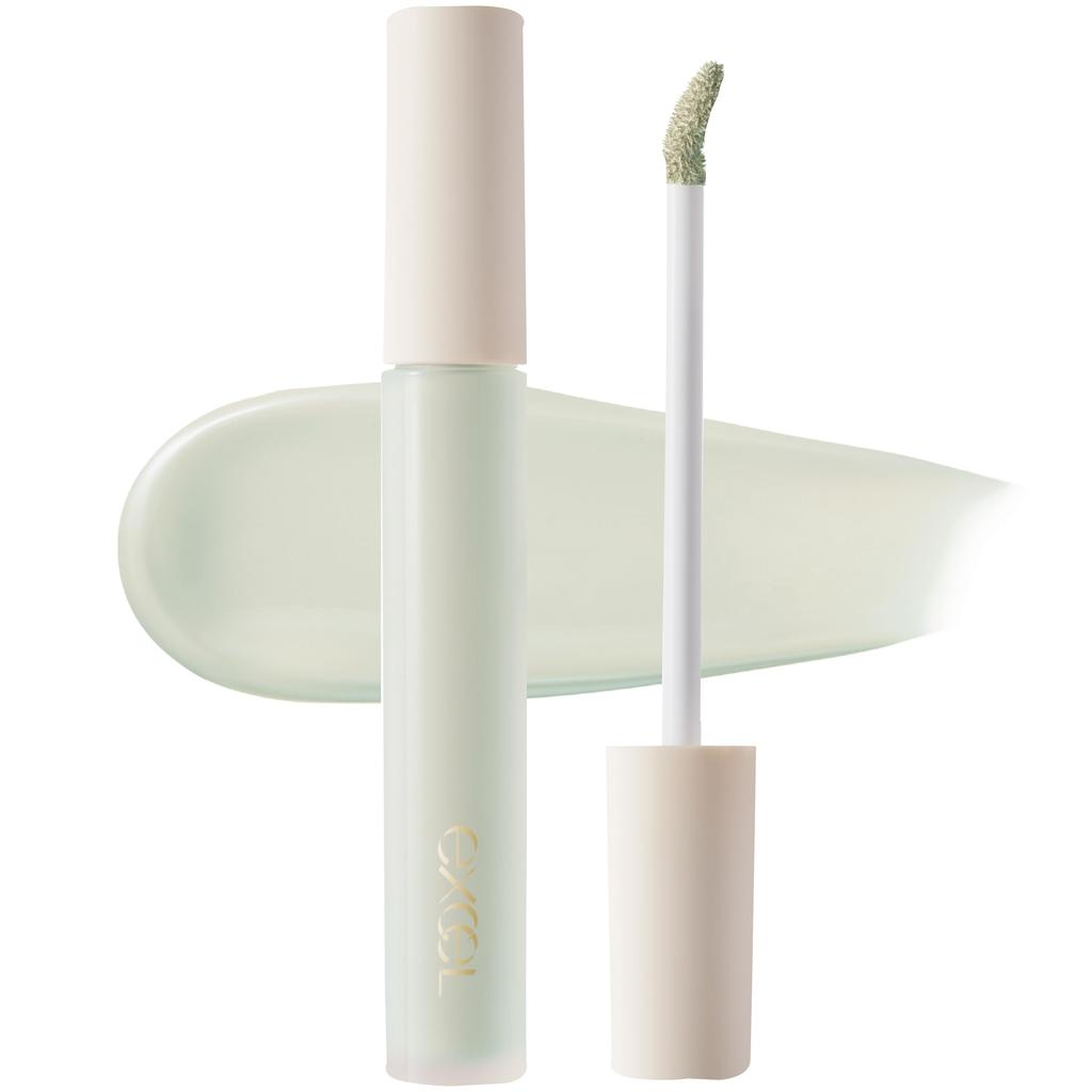 Excel Ethereal Serum Concealer ER04 Mint Serum Reduces Redness Green, Concealer,