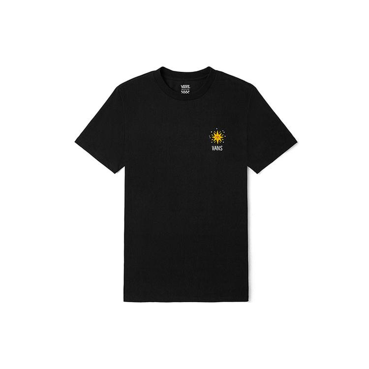 Vans Set in Sleeve T Shirt Unisex Black VN0A5H4SBLK