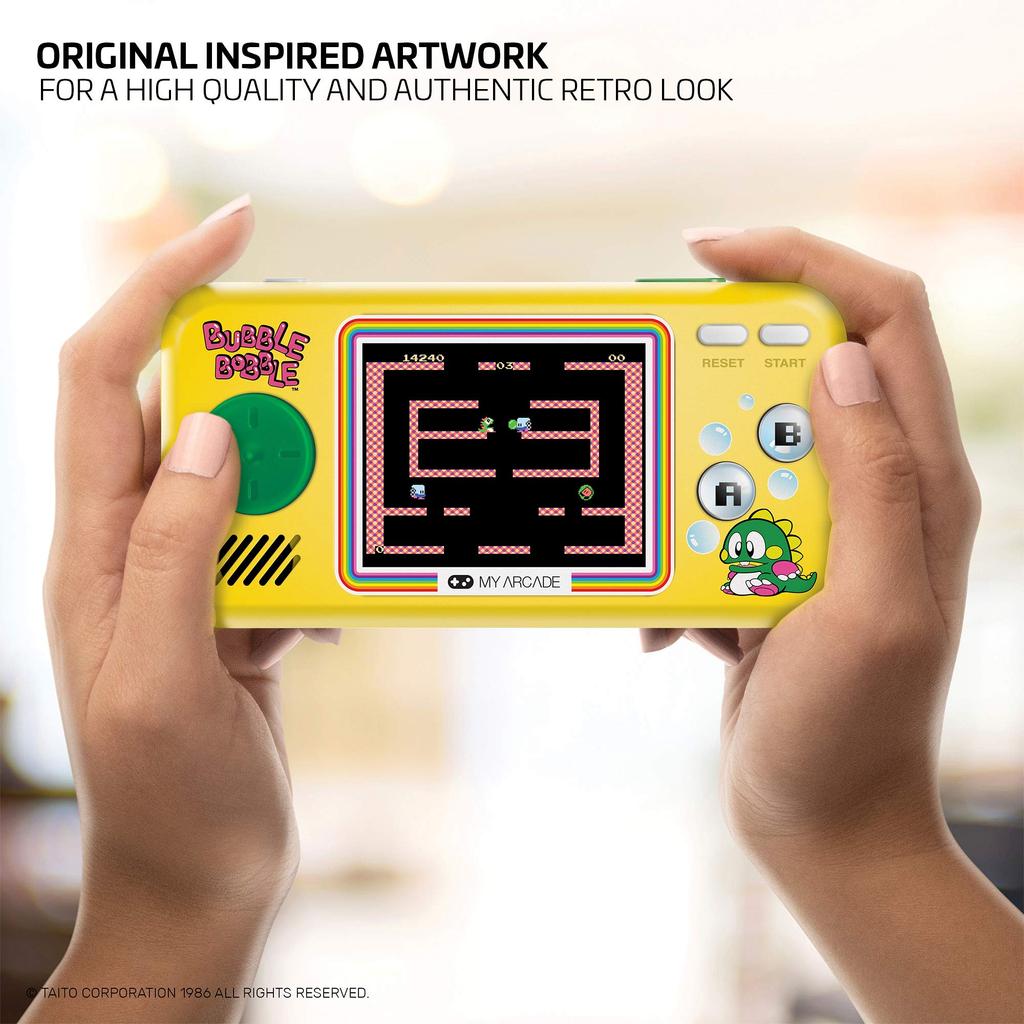 MyArcade Bubble Bobble Pocket Player Yellow & Black DGUNL-3248