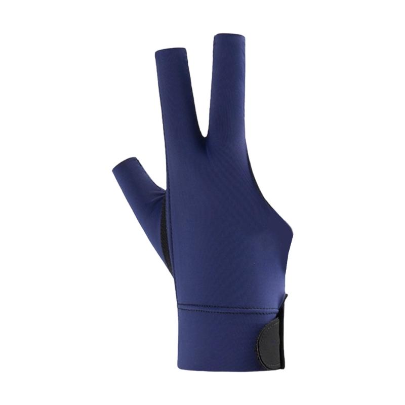 Breathable Three Fingers Glove NonSlip Billiard Training Gloves Pool Mittens Portable Left/Right Hand Billiards Glove