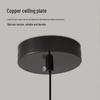 Bauhaus-Style Copper Gourd Chandelier for Living Rooms and Bedrooms