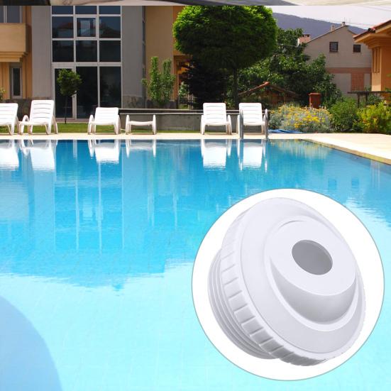 2Pcs Pool Jet Nozzle 1.5 Inches Thread Ring Hot Tub Directional Flow Inlet Jet Swimming Pool Return Jet Replacement for Cleaning