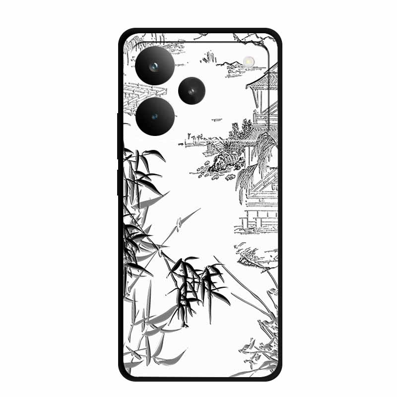 

Для Realme P4 Pro 3D Чехол с тиснением Цветов Funda Рельефные Цветы Coque Силиконовый Мягкий Задний Чехол для Телефона Для OPPO Realme P 4 Pro 5G -Realme P4 Pro 5G