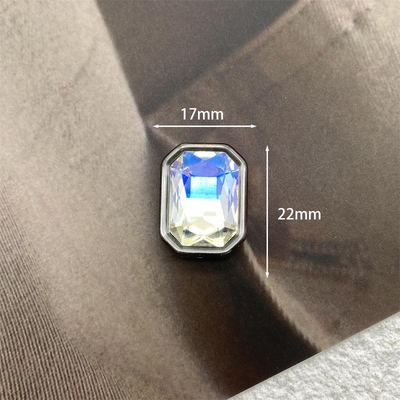 Colorful Mermaid Ji Transparent Diamond Jewelry Simple Flat Bottom Love Bow Hair Accessories Clothing Diy Accessories