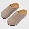 Fashion Suede Leather Men Casual Shoes Luxury Brand Formal Man Loafers Moccasins Breathable Slip On Muller Shoes Male Half Drag Slippers
