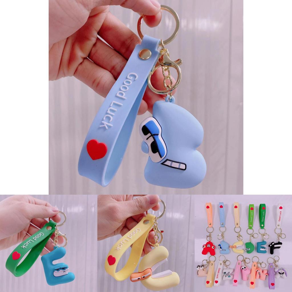 Alphabet Lore Kids Keyring Stickers Toys Pendant Figures Gift