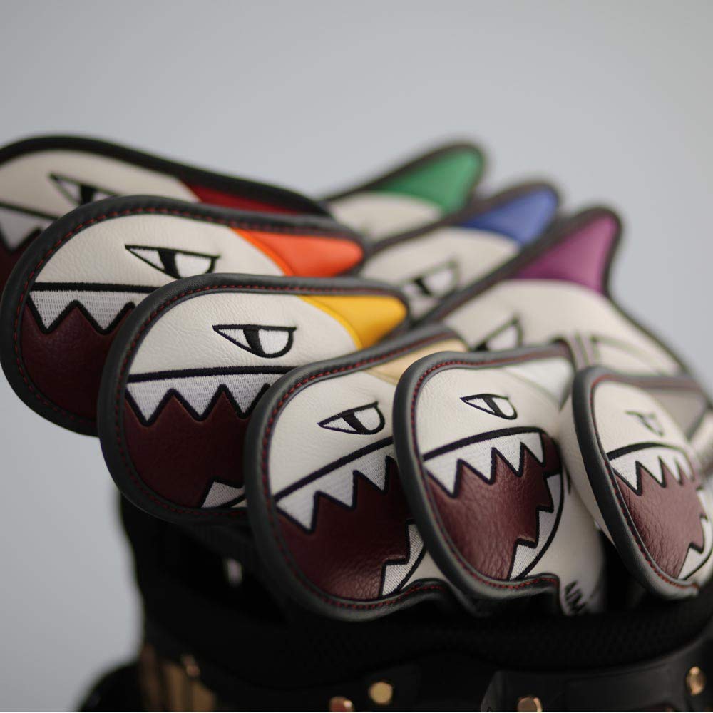 AIMSHARK Golf Iron Covers (9-Piece Set)