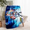 Ninja Kidz Theme Printed Blanket - Perfect for Couch, Bed, Travel & Outdoor Use | Machine Washable, Cozy & Durable.