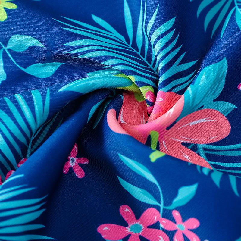 Cute Summer Kids Baby Girl Swimwear Flower Print Ruffle Sleeveless Swimming Bathing Suit Holiday Beachwear One Piece Bodysuit