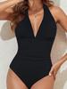 2026 European & American Conservative One-Piece Swimsuit for Women