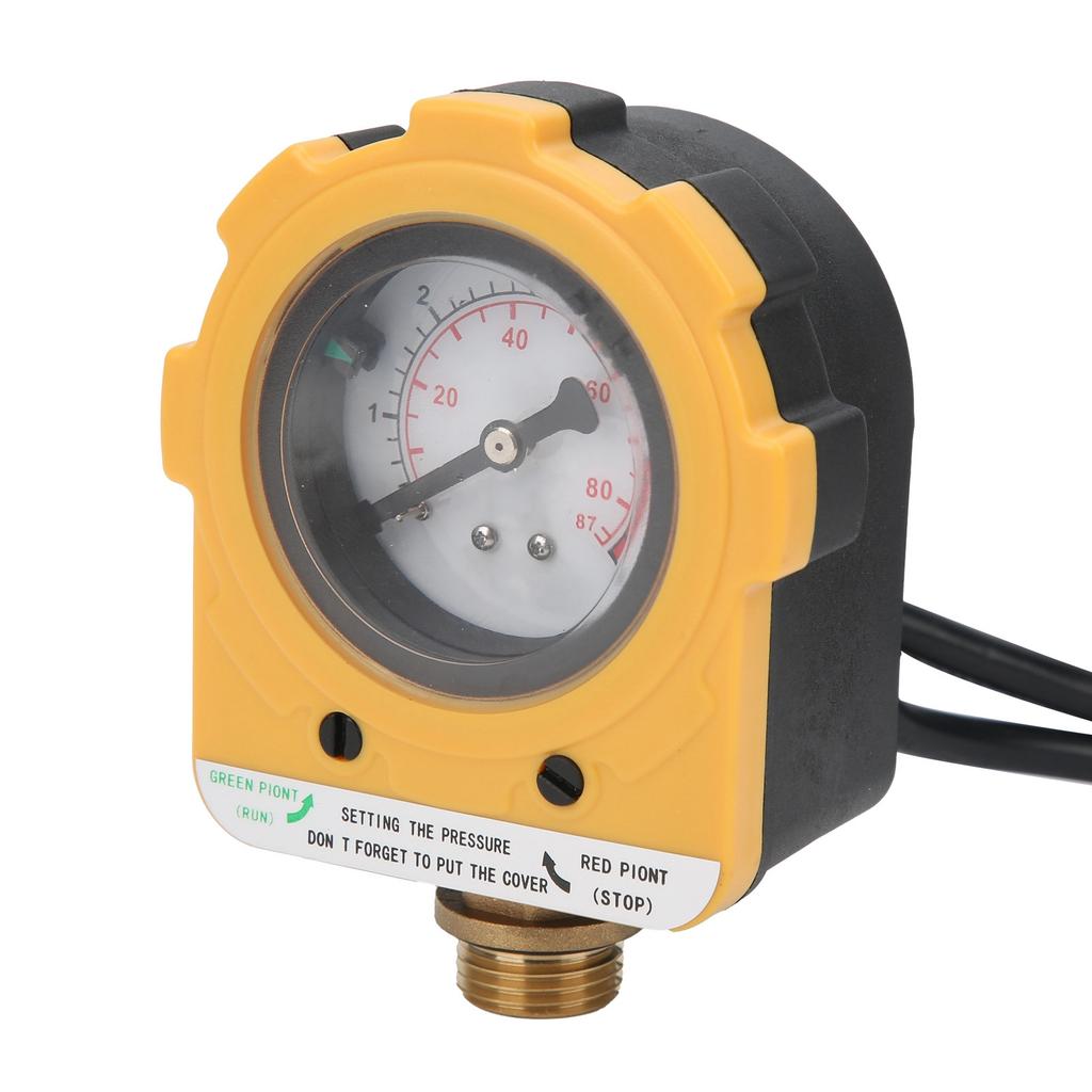 Water Pump Pressure Controller Automatic Electronic Adjustable Switch E06‑1500 30AEU Plug AC220V