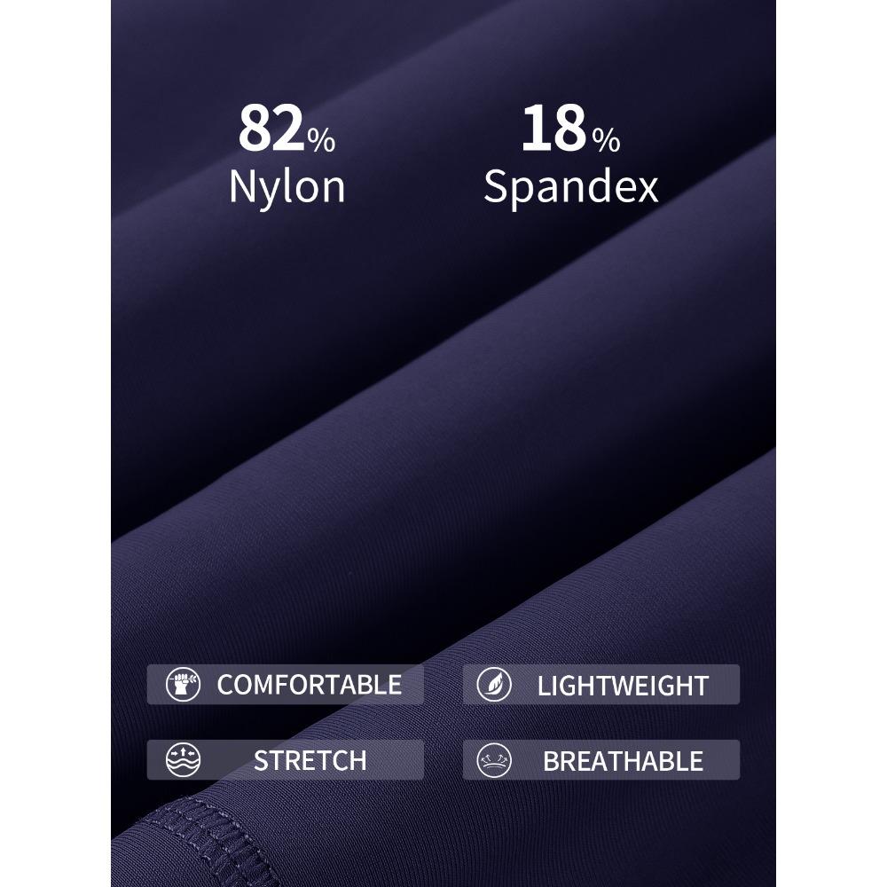 CHARMLEAKS Women Rash Vest Long Sleeve Tops Sun Protection UPF 50+ Beach Swimming Tops (No Bottom)