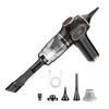 3 In 1 Cordless Handheld Vacuum, 80W Car Vacuum Cleaner with Inflator Blower, USB C Rechargeable, Lightweight Vacuum for Car Home Office Pet Hair