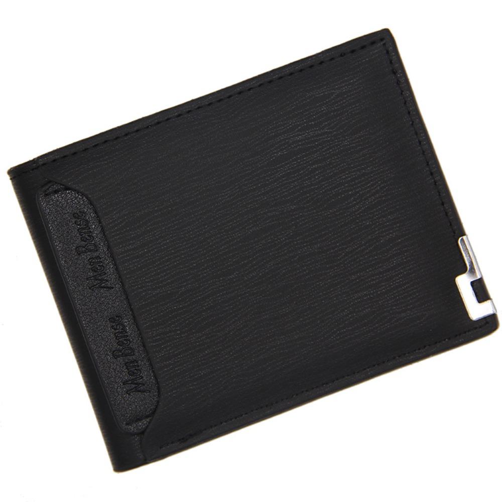 

New Short Design Men Wallet Fashion Style Multi-function Card Wallet Casual Design Cardholder Bags Casual Occasions чёрный