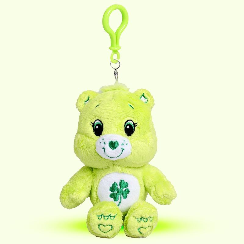 17cm Care Bears Pendant Plush Anime Kawaii Plushie KeyChain Bag Decoration Doll Girls Boys Backpack Plush Keyrings