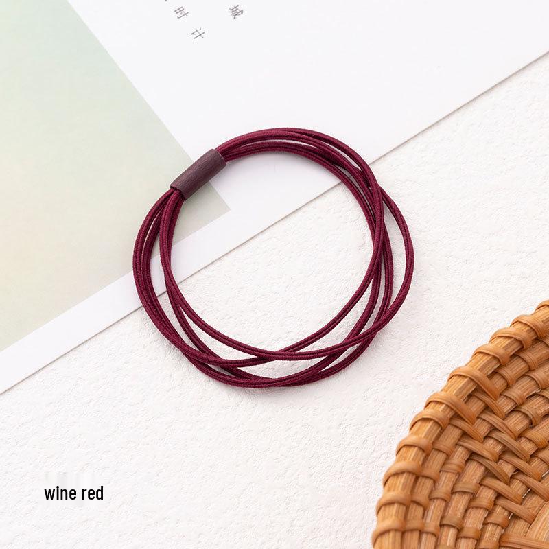 Korean Style High-Elastic Seamless Hair Tie for Ponytails