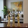 Vibrant Beautiful Finish Uniquely Hand Crafted Home Decor African Tribal Women Art Piece