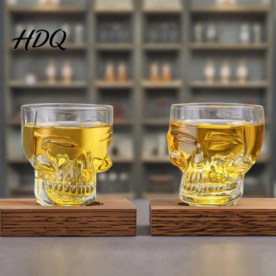 Contenitore per Vino alla Frutta a Forma di Teschio Decanter in Vetro Bottiglia Whiskey Gotica 3D con Tappo Unico Tappo Regalo Dispenser Liquori Novità per