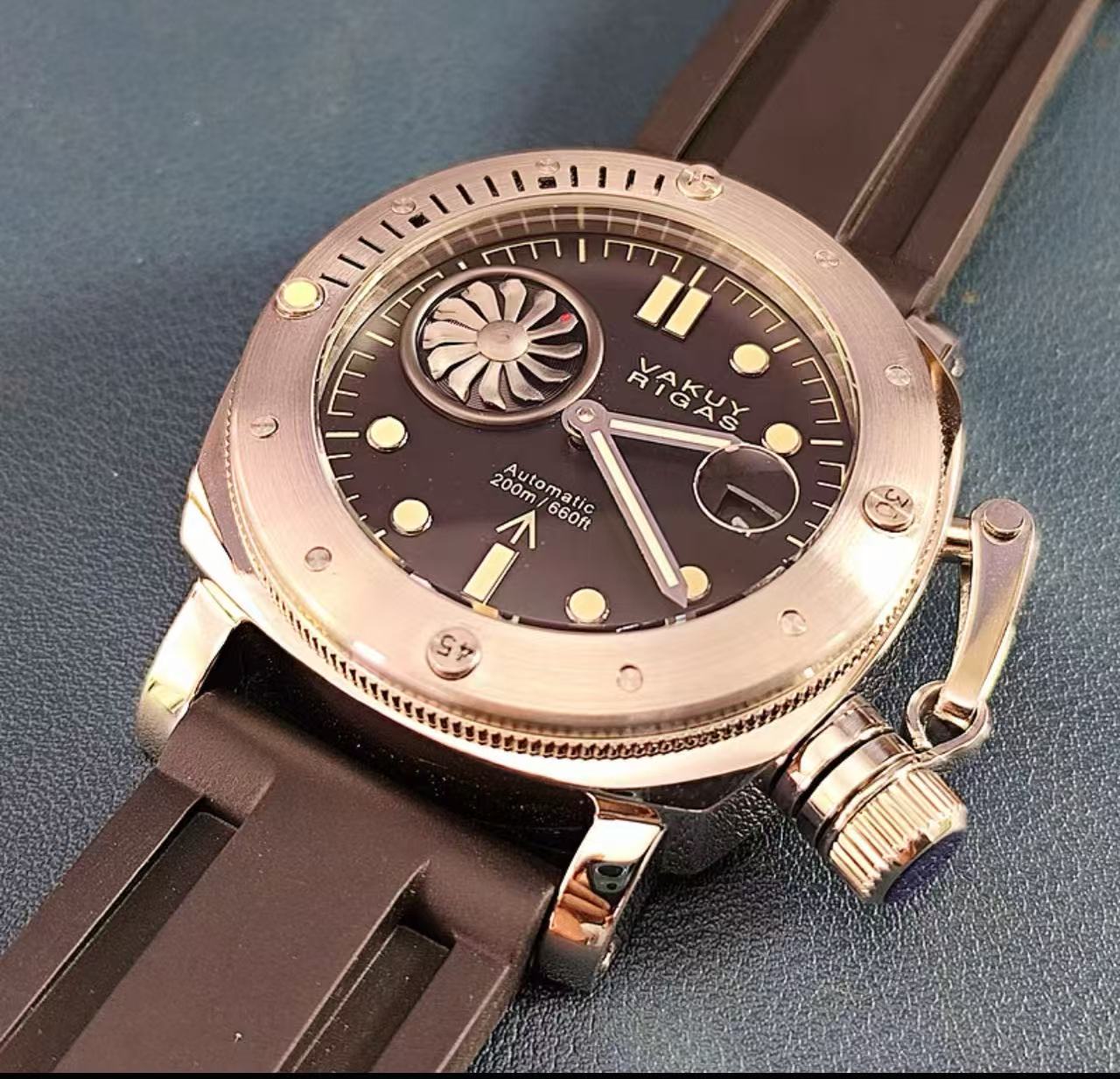 Men`s Automatic Mechanical Watch Navy Military