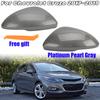 Rearview Mirror Cover Cap For Chevrolet Cruze 2017 2018  Platinum Pearl Grey With Buckle Side Mirror Cover Car Accessories