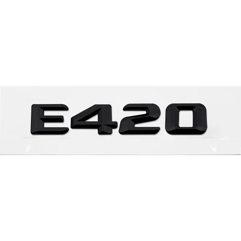 Car Rear Trunk Number Letter Sticker Tail Box Emblem Badge for Mercedes Benz E Class E300 E320 E350 E400 E420 E430 E500 E550 ooo1