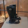 Winter New Korean Style Girls High Boots with Cotton To Keep Warm and Fashionable Sweet Bow Fashion Boots