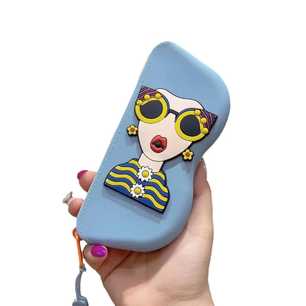 Silicone Glasses Bag, Small Item Bag, Waterproof Glasses Box, Cosmetics Coin Bag, Dustproof Multifunctional Storage Bag