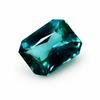 Emerald Cut Natural Bluish Green Sapphire 12.10 Ct Certified Loose Gemstone