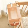Bedside Hanging Storage Organizer, Multi Compartment Bed Rail Hanging Caddy for Books, Phone, Remote Control