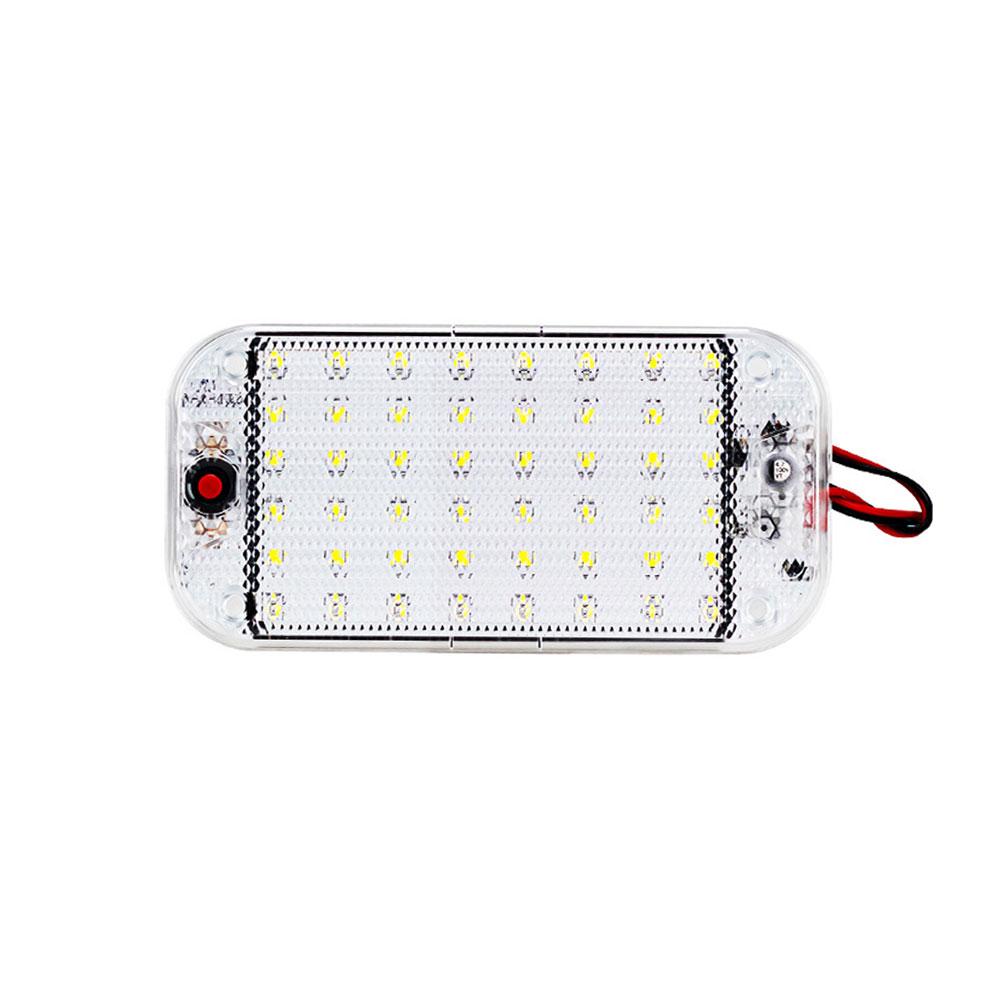48 LED Panel Light Car Interior Reading Lamp High Brightness Cabin Lights for Van Truck RV Boat Camper Lights Strip 12V-24V