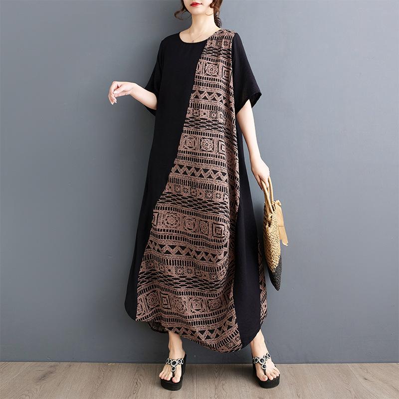 Summer Casual Loose Plus Size Women's Dress