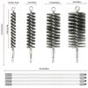 Adjustable Chimney Cleaning Brush Head Telescopic Rod For Flue Pipe Dust Removal Tasks