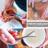 2Pcs 3 - In - 1 Flat Magnetic Measuring Spoons Set, Include 6 Sizes, Leak - Proof For, Powder and Sauce, Easy To Clean, Large: 18.2cm X 5.6cm X