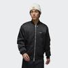 Jordan Essentials Alphabet Logo Embroidered Long Sleeve Jacket Men Outerwear Black DV7613-010