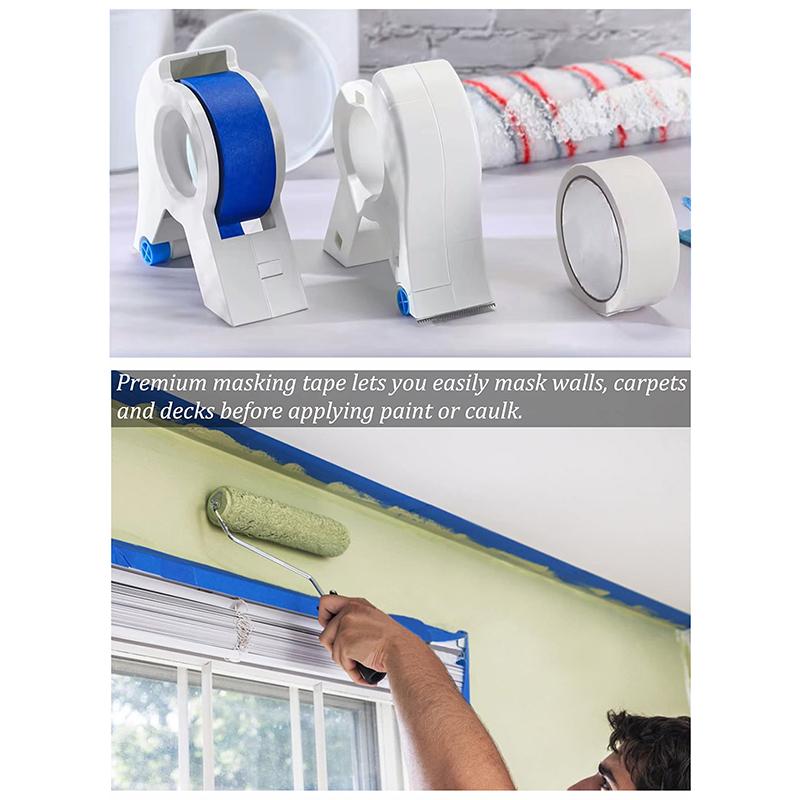 Maler Maskeringstape Applikator Dispenser Maskin Vegg Gulv Emballasje Forseglingsverktøy For 1,88-2" X 60 Yard Standard Tape