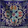 Tibetan Embroidered Vajra Cross Tablecloth and Altar Hanging Decor
