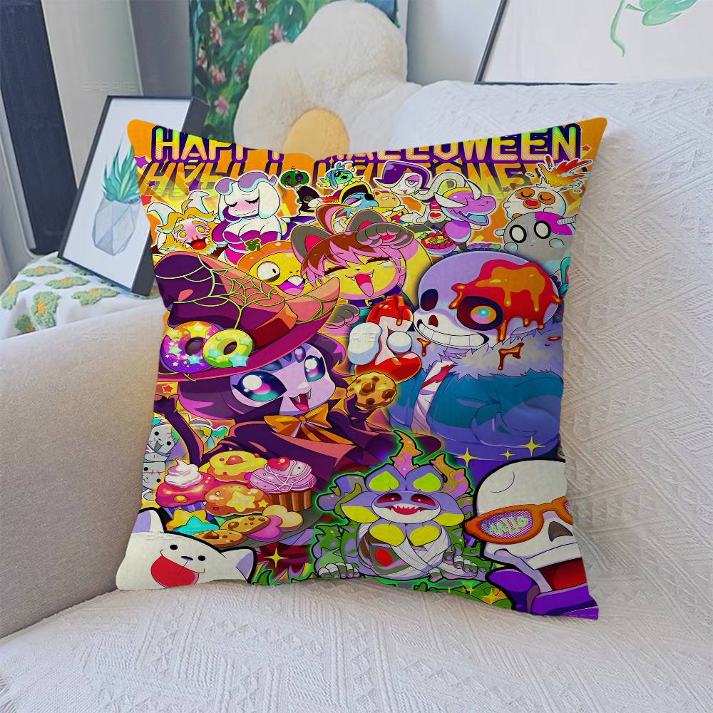 Аниме Дизайн Игра U-Undertale Винтажный Стич Счастливый Дракон наволочка чехол для диванной подушки украшение для дома детский подарок 30x30 cm