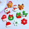 10 Stück Neue Niedliche Mini-Weihnachtskollektion Flache Rückseite Harz-Cabochons Scrapbooking DIY Schmuck Bastel-Dekorationszubehör