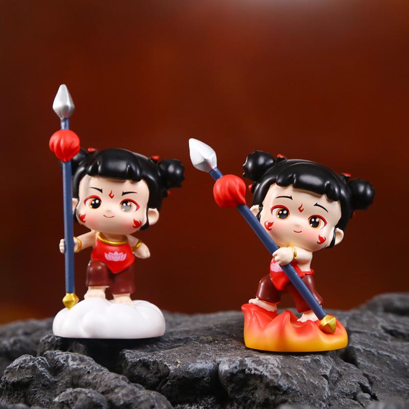 Nezha Hero Series Cartoon Figurine - Blind Box
