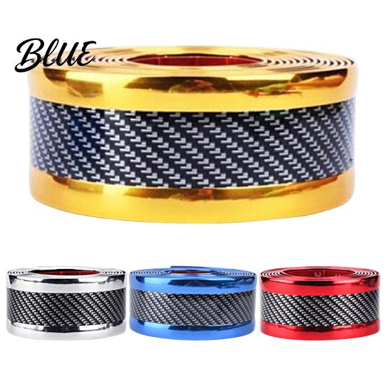 Panel Trim Sticker Wear-resistant Carbon Fiber Texture Strong Sticky Non-slip Scratch-resistant Protective Strip