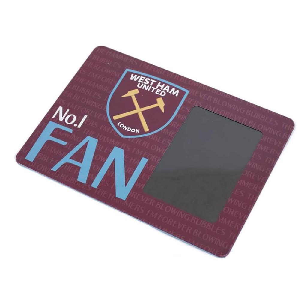West Ham United FC Not. 1 Fan Metal Embossed Photo Frame