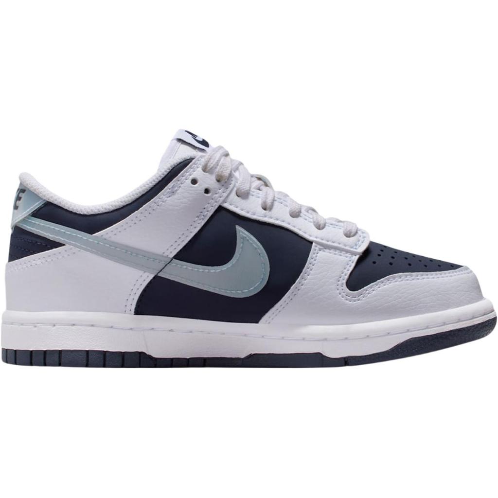 Nike Dunk Light Armory Low Versatile Comfortable Shock Absorbing Durable Low Top Kids Skate Shoes Kids Skate Shoes Blue White II7639-100