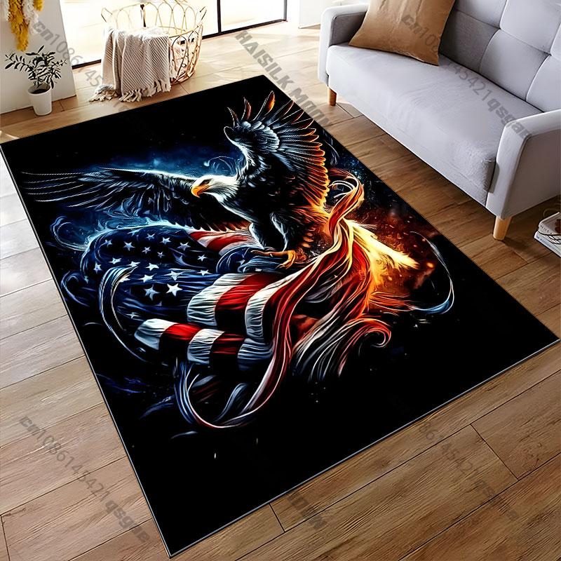 Eagle American flagcarpet Yoga living room room decor children's crawling mat doormat area rug games floor mat