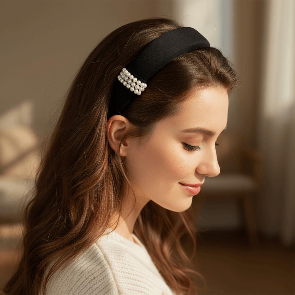 Perlen Haarschmuck Einfaches Stirnband Mode Haarreif Für Frauen Mädchen