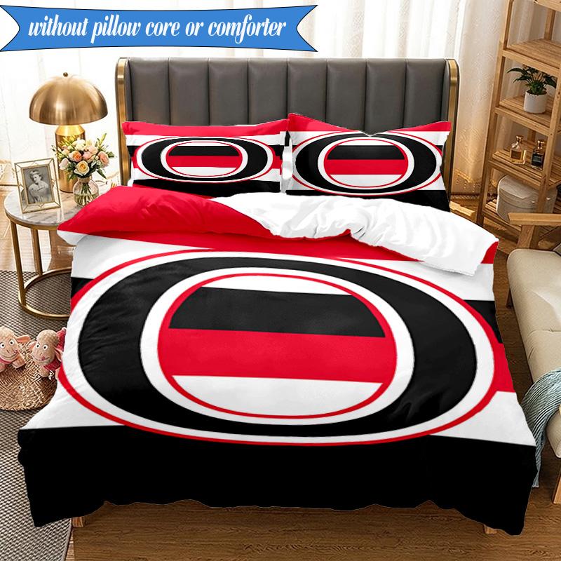 3PCS Senators Heritage Bedding Set,Including 1pc Duvet Cover And 2pcs Pillowcases Perfect for Bedroom, Dormitory, Fan Christmas gift