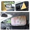 Universal Car Sun Shade Cover Magnetic Curtain Side Window Sunshade Cover Cute Cartoon Car Styling