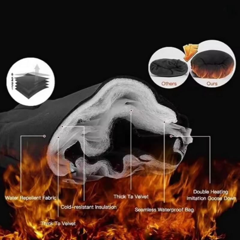 Winter Gloves Touch Screen Cycling Gloves Water Resistant Windproof Warm Gloves Cold Weather Gloves for Men and Women