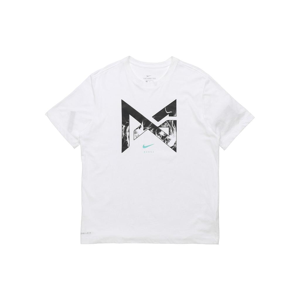 Nike Paul George Loose Fit Athletic Short-Sleeve T-Shirt Men Tops White BQ3654-100