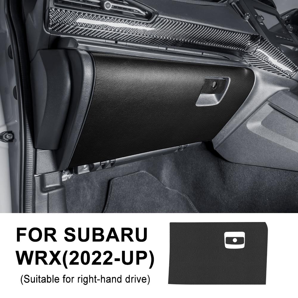 Anti-kick Pad For Subaru WRX 2025 2025 2025Carbon Fiber Texture Suede Sticker LHD RHD Copilot Storage Box Protection Accessories