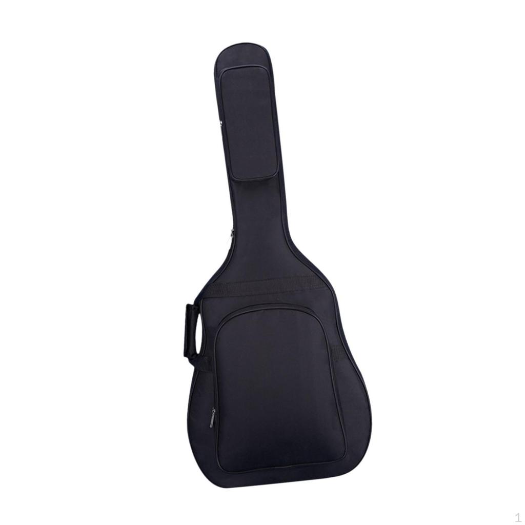 Guitar Bag Soft Carrying Adjustable Shoulder Strap Dustproof Case 10mm Thick